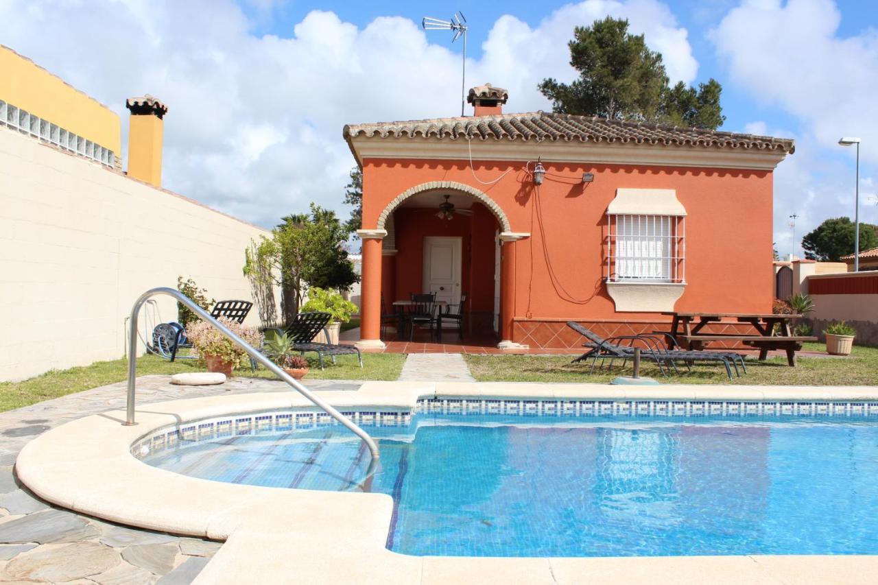 Chalet Marisma Con Piscina Privada Villa Chiclana de la Frontera Buitenkant foto